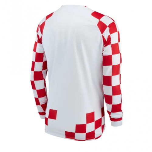 Lacne Muži Futbalové dres Chorvátsko MS 2022 Dlhy Rukáv - Domáci